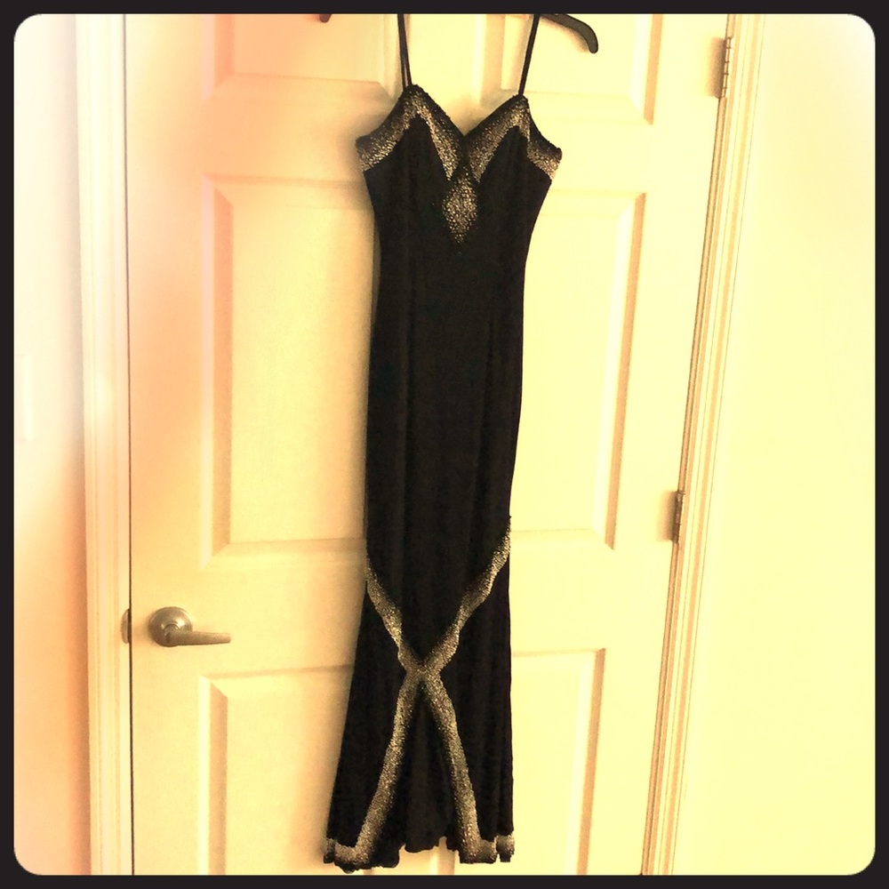 Black evening gown